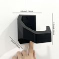 thumbnail image 5 of Hyasfey Wall Mount Bicycle Rack Heavy Duty Vertical Bike Wall Hanger Space Saving Home Garage Apartment Mountain Road Bicycle Wall Storage Rack, 5 of 7