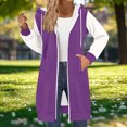 thumbnail image 7 of Jsaierl Women's Long Color Block Zip Up Hoodies Sweatshirts with Drawstring Pockets Casual Fall Travel Tops S-2XL, 7 of 7