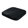 thumbnail image 2 of Kumdkd Memory Foam Seat Cushion 16x16 Inches, Non-Slip Universal Chair Pad for Office Car Home, Slow-Rebound Comfort for Back & Hip Support, Black Polyester Cover, All-Season Use, 2 of 6