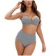 thumbnail image 1 of Bikini con estilo para mujer con almohadilla en el pecho sin soporte de acero Correa cómoda Traje de baño dividido Conjunto de dos piezas para la playa OAVQHLG3B Store  lin121212, 1 of 4