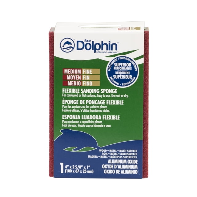 Sanding Sponge Medium/Fine (4" x 2 5/8") 1" thickness