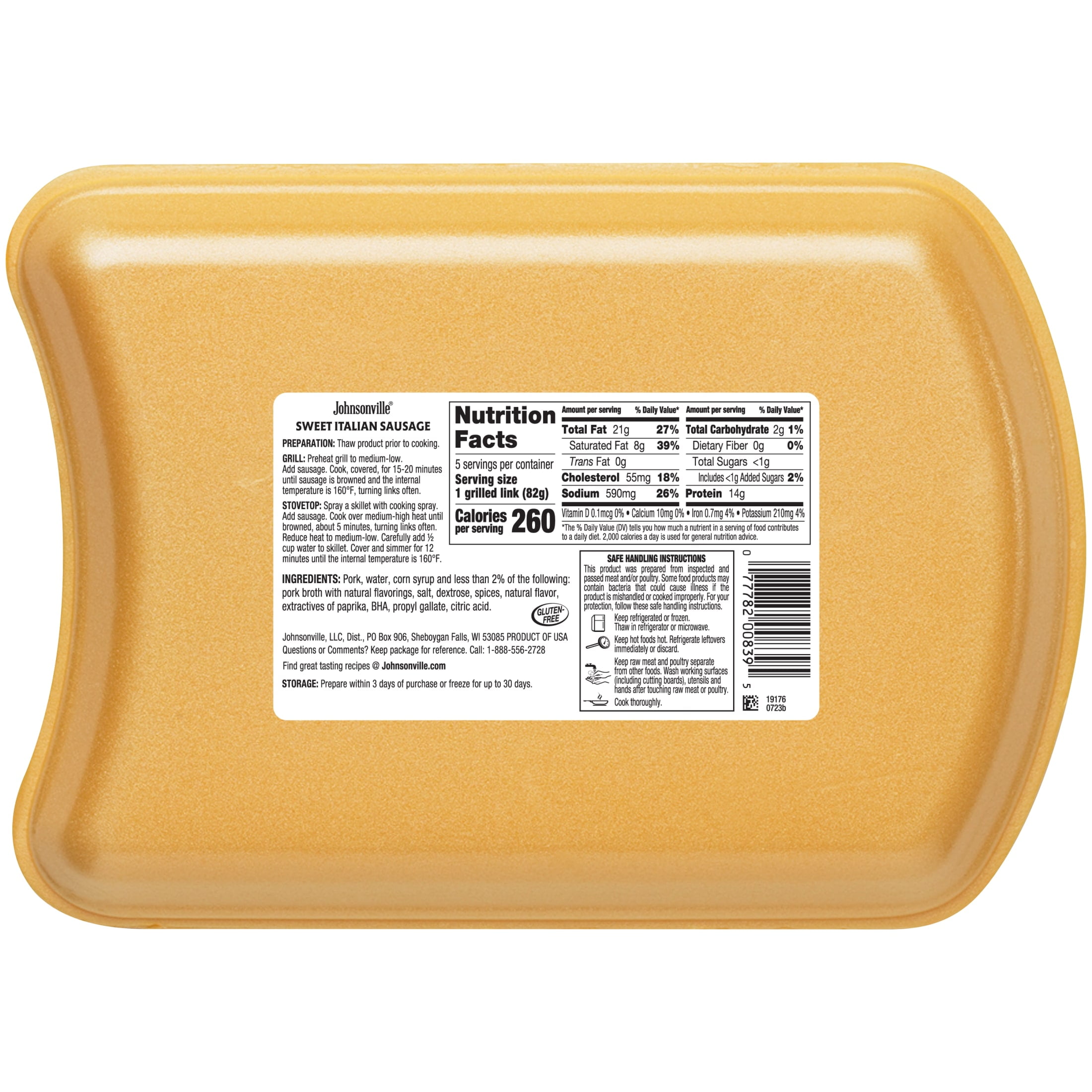 Sweet Italian Sausage, Find A Store