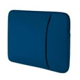 thumbnail image 2 of RAINYEAR 15 Inch Laptop Sleeve Protective Case Soft Cover Computer Bag with Front Pocket & Accessories Pouch,Compatible with 15.4 MacBook Pro Specially for 15.4” New Model A1707 A1990(Navy Blue), 2 of 7