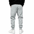 thumbnail image 6 of Lumtrix Jogger Sweatpants for Men Drawstring Cuffed Sweatpants Fall Winter Jogging Pants with Pockets Light Gray L, 6 of 7