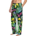 thumbnail image 3 of Kdxio Watercolor Cactuses Print Men's Sleep Pajama Pant Lounge Pants with Pockets, 3 of 8
