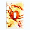 thumbnail image 2 of Metal Light Switch Wall Plate Outlet Cover (Ocean Sea Shell Crab Beach Clam - Single Toggle), 2 of 2