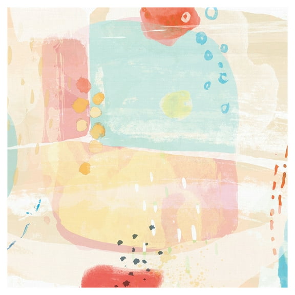 Composition Ivory Two by Willowbrook Fine Art Canvas Art Print