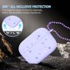 thumbnail image 5 of 1 funda para auriculares Airpod Pro 2 con bonito patrón de estrellas adornado con estrellas moradas. JM, 5 of 5