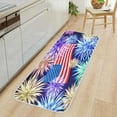 thumbnail image 2 of 4th of July Patriotic Independence Day Welcome Door Mat Memorial Day Doormat for Indoor Outdoor Decorations,Floor Mat Entry Rug Non-Slip Washable for Porch Front Door Entrance Clearance 16x48 Inch, 2 of 5