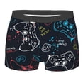 thumbnail image 4 of Goofa Joystick Gamepad Printed Men's Boxer Briefs Underwear, Moisture-Wicking Underwear, Trunk,Soft and Breathable Cotton Underwear-X-Large, 4 of 9