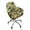 Palm Trees Design, variant on Xixirimido Cosmos Floral Leopard Pattern Swivel Office Armrest Chair Covers Stretch Dining Chair Cover, Mid-Back Desk Chair Slipcover Removable Accent Armchair Protector