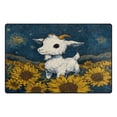thumbnail image 3 of WOBOGO Cute Gogoat Carpet Non-Slip Rugs Soft Doormat 31×20in Living Dining Room Bedroom Decorative, 3 of 7