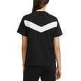 thumbnail image 2 of Nike Women's Sportswear Cotton Heritage T-Shirt Black Size Medium, 2 of 6