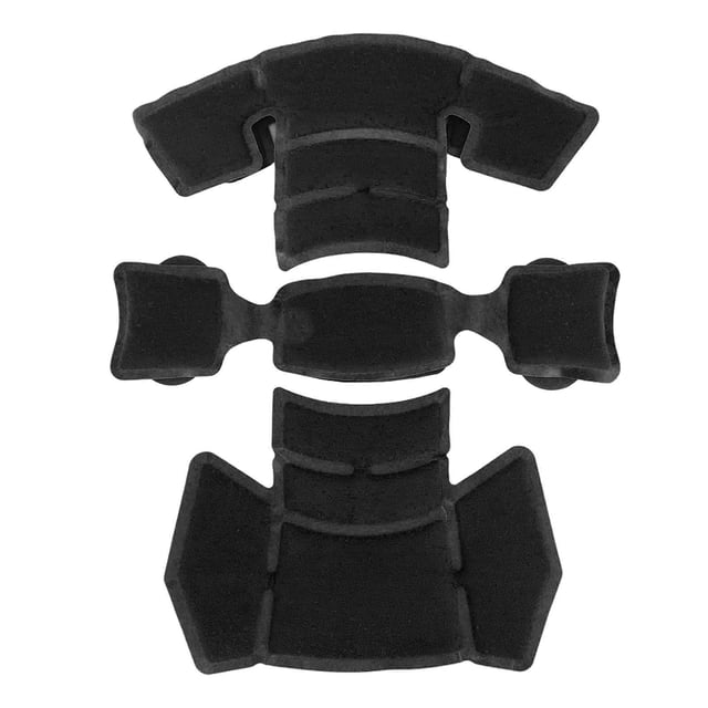 Sistema de revestimiento de casco de combate, almohadilla de esponja con memoria interna, alfombrilla protectora, accesorios para casco, color negro