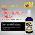 thumbnail image 4 of Scent Bomb Vanilla-liscous Air Freshener 4oz Spray 2-Pack, Long-Lasting Odor Eliminator for Home & Car, Effective Deodorizer Spray for Kitchen, Bathroom, Fresh Room Spray & Smell Neutralizer, 4 of 6