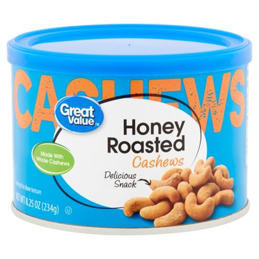 GoodFoodDelivered Honey Roasted Cashew Nuts 500g – Freshly Roasted, Crunchy & Sweet, Healthy Snack