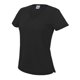 thumbnail image 1 of AWDis Camiseta de manga corta con cuello en forma de V. (Negro azabache), 1 of 1