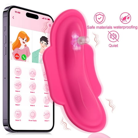 AYIYUN APP Remote Control Vibrator Female Sex Toys Bluetooth Wearable Vibrating Panty Silicone Mini Stimulator Waterproof Adult Toy with 11 Vibrating Modes for Women Couples Pleasure