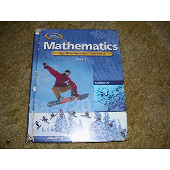 Pre-Owned Glencoe Mathematics Applications and Concepts Course 2 (Hardcover) 0078296331 9780078296338