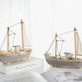 thumbnail image 6 of Decoration Ship Sailboat Sailing Boat Beach Nautical Decor Model Coastal Figurines Figurine Sail Tropical Satue Ornament, 6 of 6