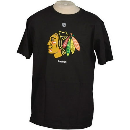 Chicago Blackhawks Reebok NHL Primary Logo Men T Shirt Black