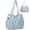 Blue Flowers, variant on Tote Bag for Women, Large Capacity Cute Tote Bags With 6 Pockets, Laptop Tote Bag Crossbody Shoulder Handbag Teacher Nurse Bags for Work Travel Gym
