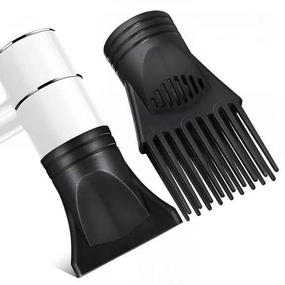 HIBIBUD 2 Pcs Hair Dryer Comb Diffuser Universal Hair Dryer Nozzle Attachment Detangling Hair Blower Attachment
