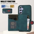 thumbnail image 6 of Mantto Case for Samsung A25 5G,Wallet Phone Case Cute Leather Case with Card Holder Crossbody Cover for Women Girls Strap Wristlet RFID Blocking Shockproof for Samsung Galaxy A25 5G,Green, 6 of 8