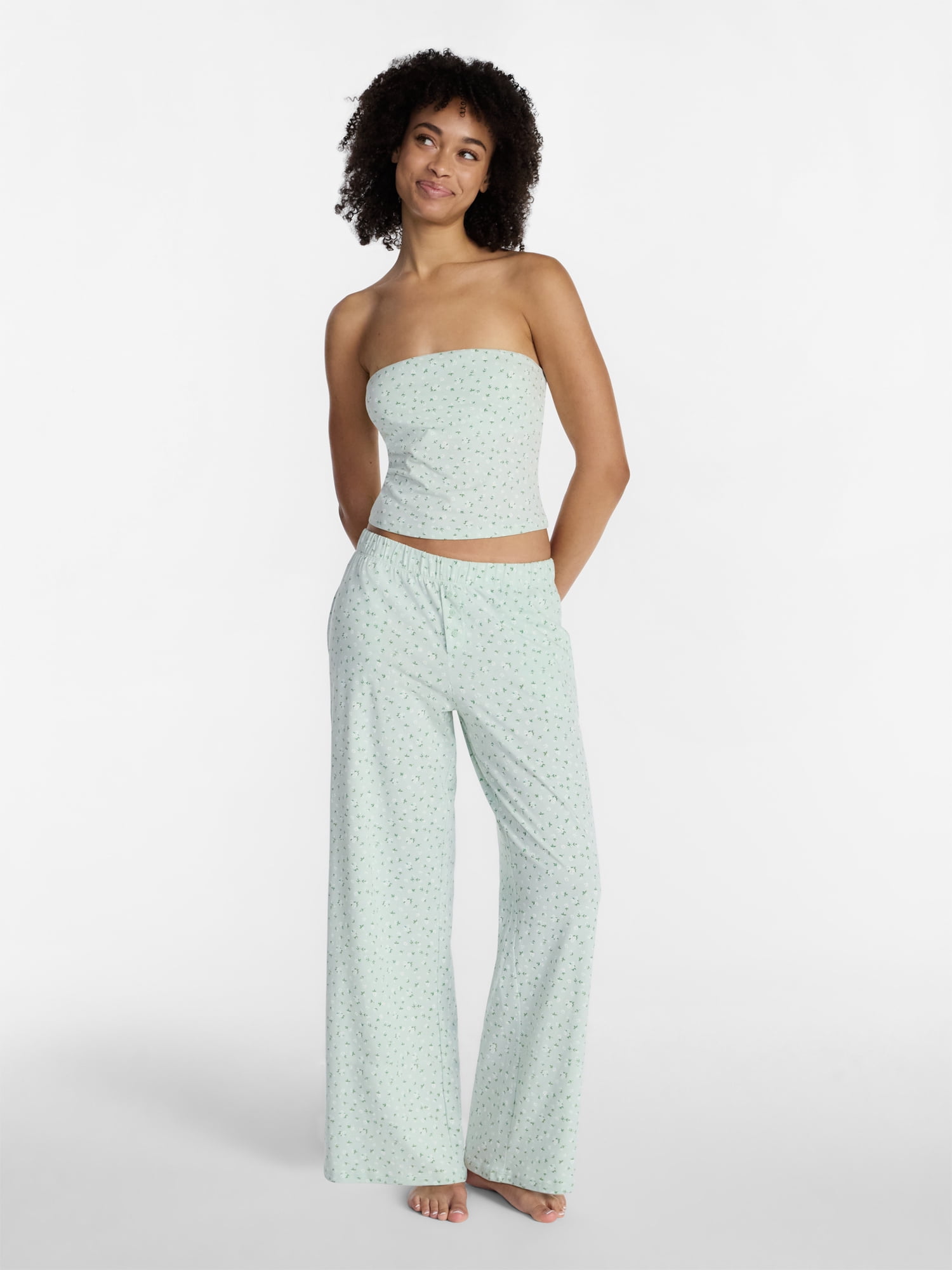 No Boundaries Cloud Core Sleepwear Tube Top, Women’s and Women’s Plus XXS-3X