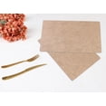 thumbnail image 6 of Unique Bargains Set of 6 Faux Leather Placemats for Kitchen Dining Table Decor Apricot, 6 of 7