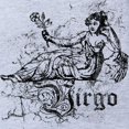 thumbnail image 2 of CafePress - Zodiac Distressed Virgo_Wh - Cute Infant Baby Football Bodysuit, 2 of 3