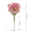 thumbnail image 6 of UV-Resistant Artificial Flowers 20&36 Stems Realistic Touch Gypsophila Bouquets for Weddings Home Decor Weatherproof Plastic Fake Flowers for Outdoor Use, 6 of 8