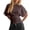 Brown, variant on Women’s Casual Blouse JIANLAI Basic T-Shirt Cotton T-Shirt, Comfortable T-Shirt in Extra-Large Size Large Size, Lady’s Short-Sleeved Blouse S-5XL Black