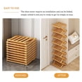 thumbnail image 3 of Multi Tier Shoe Rack,Shoe Racks Storage,Narrow Shoe Rack,No Installation Foldable X Shape, 3 of 7