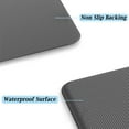 thumbnail image 4 of Artnice 0.75" Thick Anti Fatigue Mats for Kitchen, 17x28" Memory Foam Kitchen Mats Non Slip, Comfort Standing Mat Cushioned Floor Mat, Gray, 4 of 9
