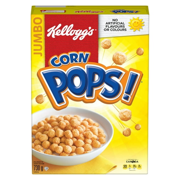 Kellogg’s Corn Pops Cereal, Jumbo Size, 730g, 730g