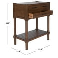 thumbnail image 5 of SAFAVIEH Filbert Solid 3 Drawer Console Table, Brown, 5 of 7