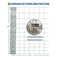 thumbnail image 3 of Farm Fence, Livestock Fence, Galvanized Wire Fencing, Cattle Fence, Farm Fence Used to Hog Goat Fencing for Yard Garden and Field, 3 of 9