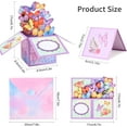 thumbnail image 3 of SwiftPulse 3D Butterflies Pop Up Card for Women, Wife, Mom, Daughter, Sister - 7" x 7" Butterfly Gift Card for Birthdays, Thank You, Get Well, Mother Day, Anniversary- Includes NoteCard and Envelope, 3 of 15