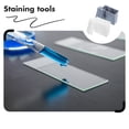 thumbnail image 3 of 2 Pcs Dyeing Tools Research Laboratory Storage Microscope Slide Kit Plastic Staining Jar Lab Slide Racks, 3 of 6