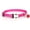 Rose Red, variant on Puppy Collar with Bell, Xs Kitten Cat Collar, Nylon Metal Buckle Reflective for for XXS XS Tiny Little Dogs Male Girls Tiny Pet Small Animals