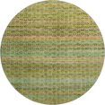 thumbnail image 2 of Addison Rugs Mayfield Premium Machine Washable Transitional Stripes Green Round Rug, 8' x 8', 2 of 6