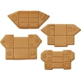 thumbnail image 4 of Wilton Christmas Gingerbread Mini Village Kit, Gingerbread Flavor, Shelf-Stable, 10-Pieces, 27.8 oz, Pre-Baked, Ready to Decorate, 4 of 9