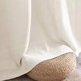 thumbnail image 7 of Vangao Linen Blended Crude Curtains Light Filtering Semi Sheer Curtains 2 panels for Living Room Bedroom Grommet Drapes 52" x 84", 7 of 7