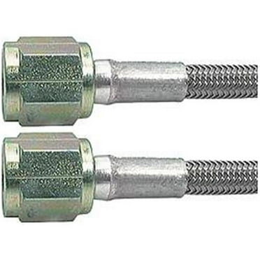 Allstar Performance ALL46310-36 36 in. No. 3 Braided Steel Lines with Two -4 Stright Ends