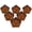 Red Mahogany, variant on IBA Indianbeautifulart Brown Engraved Knobs Furniture Knobs Cabinet Drawer Pull Pack 10