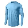 thumbnail image 5 of Men's UPF 50+ Swim Shirts, Long Sleeve Sun UV Protection Water Rash Guard, Lightweight Cool Dry Fishing T-Shirt, 5 of 5