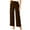 Coffee, variant on Hvyesh Women's Summer Palazzo Pants Casual High Waist Flowy Wide Leg Pant Beach Trousers with Pocket