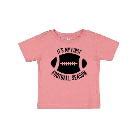 

Inktastic It s My 1st Football Season Gift Baby Boy or Baby Girl T-Shirt