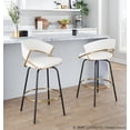 thumbnail image 2 of LumiSource Jie 26" Fixed-Height Counter Stool - Set of 2, 2 of 6